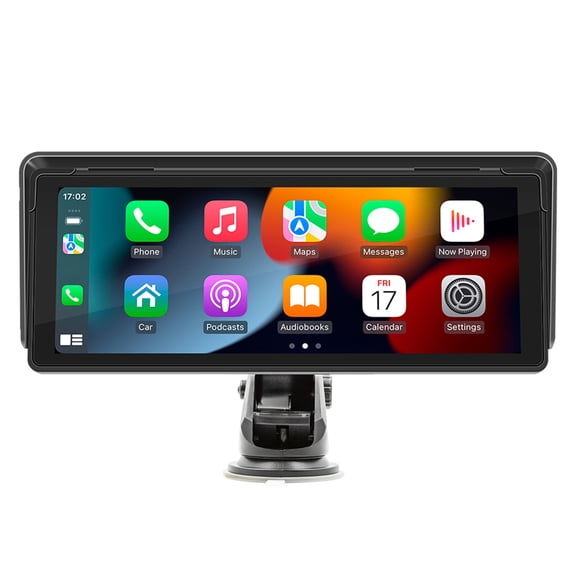 9.3 Inch Car Stereo Touchscreen Player with Wireless Carplay & Android Auto, IPS Dash Mount Smart Screen GPS Navigation Receiver (9.3 in / 23.6 cm IPS High-Clear Display)