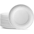 thumbnail image 1 of 9" - 300 Uncoated White Paper Plates (1 Pack), 1 of 1