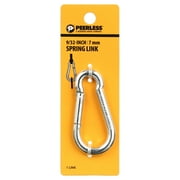9/32" Spring Link, Steel, Zinc plated, 7mm Spring Link, Peerless Chain Company, #4710638