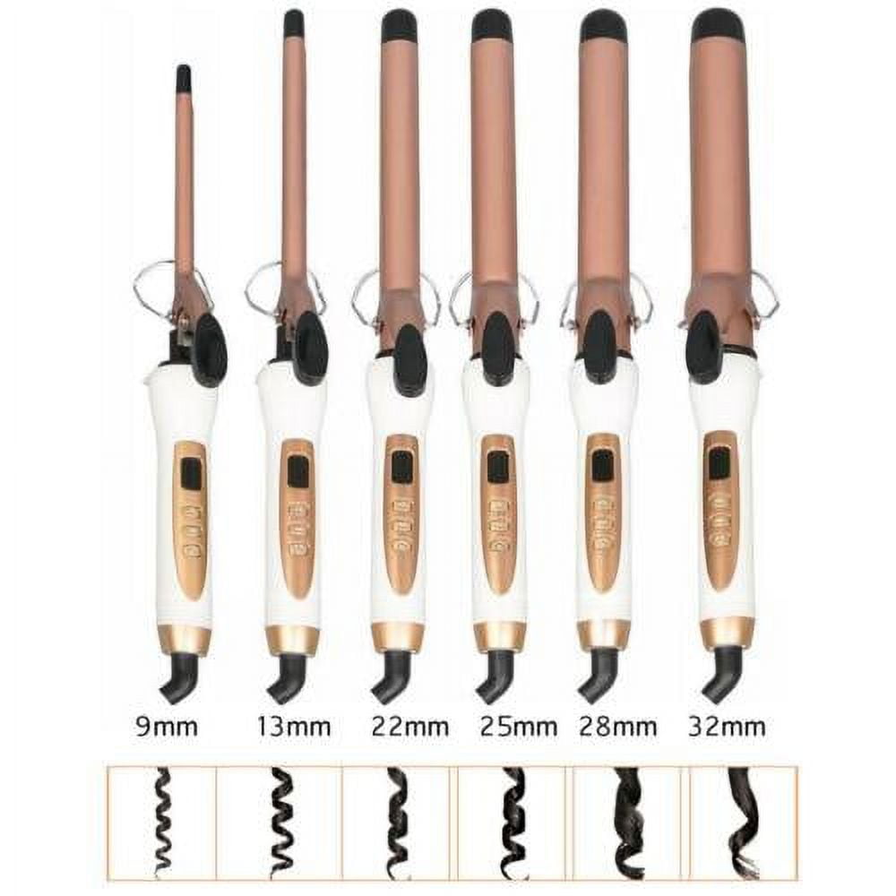 932MM Professional Ceramic Hair Curler LED Curling Wand Salon Tongs