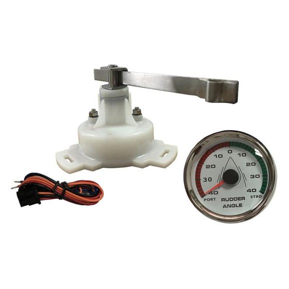 9-32V 85mm Rudder Angle Gauge 0-190ohm with Sensor for Marine Boat