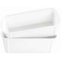 9" x 4" Healthy Ceramic Mini Rectangular Baking Bread Loaf Pan Baking Dish, Set of 2, for Cake, Meatloaf, Bread Pans, Brownies - Oven, Microwave, Freezer and Dishwasher Safe