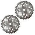 thumbnail image 1 of 9" 36T Carbide Tip Brush Cutter Trimmer Weed Eater Blade (2 Pack), 1 of 7
