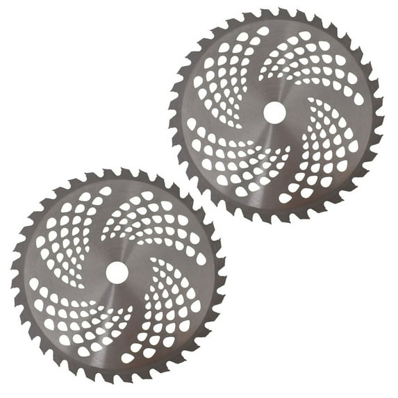 9" 36T Carbide Tip Brush Cutter Trimmer Weed Eater Blade (2 Pack)
