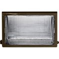 thumbnail image 1 of 9.38 x 12.63 x 7.75 in. 120 V 150 watts Medium Wall Pack Fixture with High Pressure Sodium Lamp, Bronze, 1 of 1