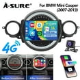 thumbnail image 1 of Asure 9" 4+64G Android 14 Car Stereo For BMW Mini Cooper R56 R60 2007-2013 with Carplay GPS, 1 of 17