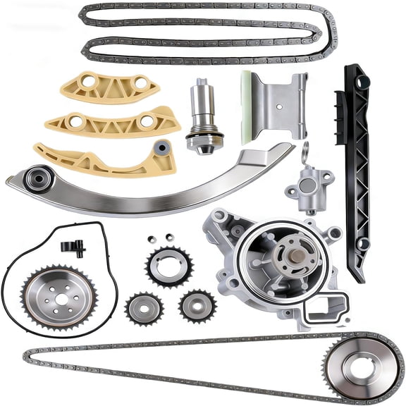9-4201S 2.2L 2.4L Engine Timing Chain Kit Compatible with 2009-2017 Chevy Equinox Malibu Impala Captiva Cobalt HHR, Lacrosse Regal Verano, GMC Terrain, Pontiac G5
