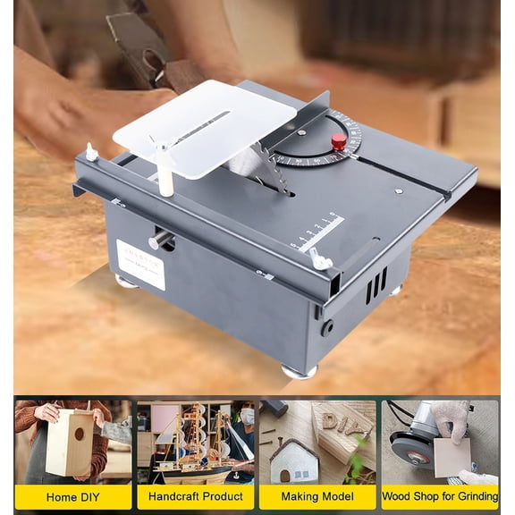 9.45*8.66 Modern Rectangular Grey Electric Table Saw for Home Workshops, Studios and Garages