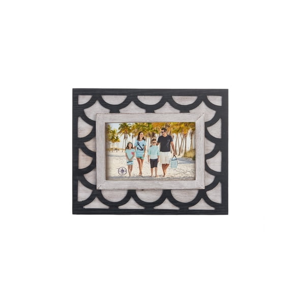 9.45" Indigo Cutout Photo Frame