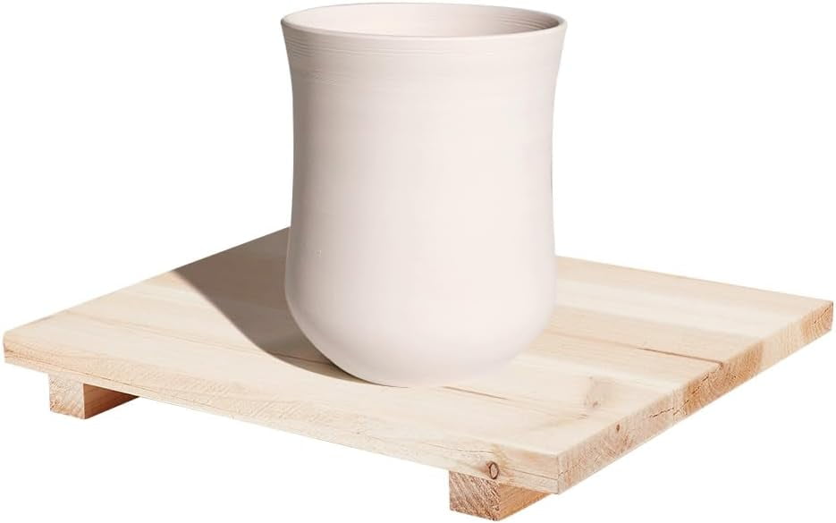 9.45x11.8 Inch Clay Board Wooden Mat Mud Board Clay Drying Board Ceramic Clay Pottery Sculpture Tool for Making Sculpting Modelling Clay Craft White