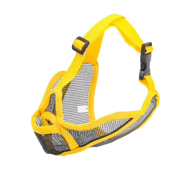 9.5 - 17inch Breathable Dog Muzzle Anti-Barking Device Soft Mesh Pet Muzzle for Biting and Chewing Prevention Heavy Duty Training Tool for All-Season Protection