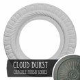 thumbnail image 1 of 9 5/8"OD x 1"P Springtime Ceiling Medallion, Hand-Painted Cloud Burst Crackle, 1 of 13