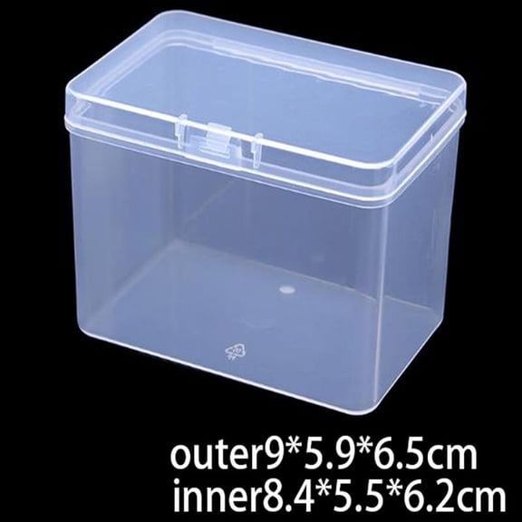 9*5.9*6.5cm Packaging Box Chip Box Storage Transparent Plastic PP Material Box