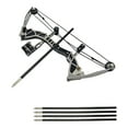 thumbnail image 1 of 9.5 Inch Professional Compound Bow Set - High-Power Stainless Steel Pulley System for Target Practice & Stress Relief, Includes 4 Arrows & Armor-Piercing Bow (Indoor/Outdoor Use), 1 of 5