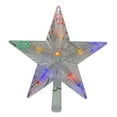 Color Changing Led Tree Topper Hofert 9.5 Inch Lighted Color Changing Star Tree Topper with White and ...