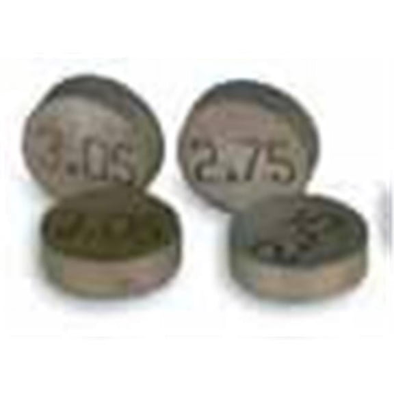 9.5 Mm. Valve Shim Refill - 2.85 Mm.
