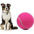 thumbnail image 1 of 9.5" Oversize Giant Tennis Ball Dog Tennis Ball Large Pet Chew Toy Dog Ball Gift with Needle, 1 of 7