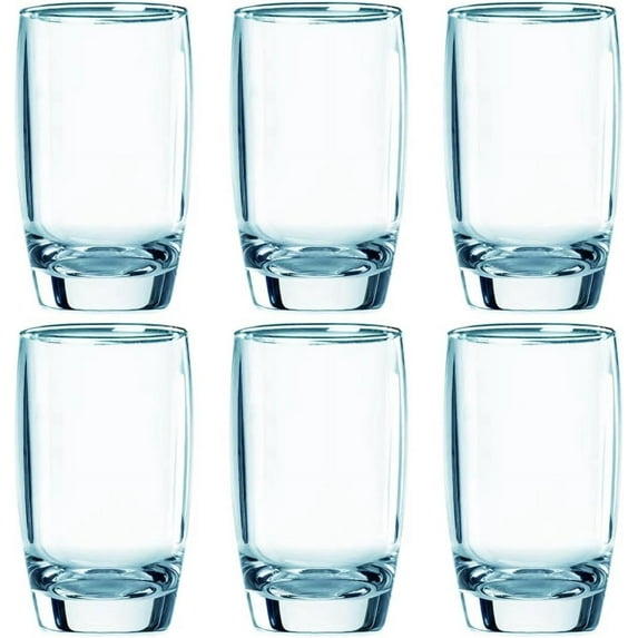 9.5 Oz Set of 6 Tritan Plastic Drinking Glasses Dishwasher Safe BPA Free Unbreakable Juice Glasses for Kids Shatterproof Wine Water Glasses Acrylic Tumblers (9.5 Oz Light Blue)