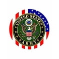 thumbnail image 1 of Army Logo with US Flag Edible Icing Image Cake Topper, by Tnct., 1 of 4