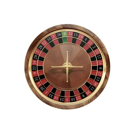 9.5" Round Pre-Cut Casino Roulette Wheel Happy Birthday Edible Image Cake Topper By TNCT