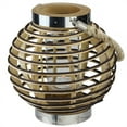 thumbnail image 1 of 9.5" Rustic Chic Round Rattan Decorative Candle Holder Lantern with Jute Handle, 1 of 5