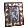 thumbnail image 1 of 9.5 in. Arabesque Mirror Picture Frame, Brown, 1 of 1