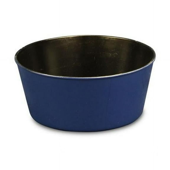 9.5 in. Round Planter with A Tapered Body - Navy Blue