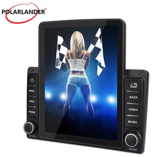9.5 inches 2 Din GPS Navi Car Stereo 1+16G MP5 Vertical Touch Screen Radio Bluetooth Car Audio Android BT/FM/GPS