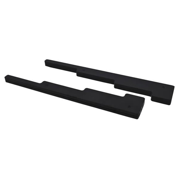 9.5 mm Smooth Black Billet Aluminum Wire Loom Set