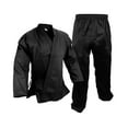 thumbnail image 1 of 9.5 oz. Martial Arts Karate Taekwondo Uniform Black Medium W't Gi, 1 of 2