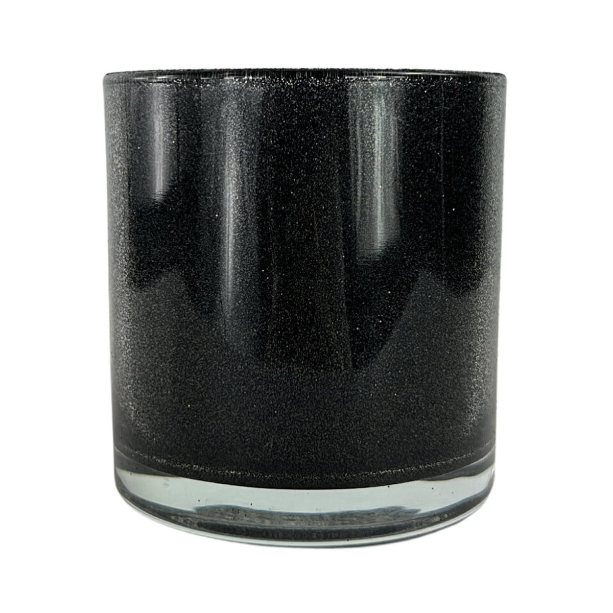9.5 oz. Monticiano Glitter Black Empty Candle Jar candle vessels for DIY candle-making projects (Box of 48) FREE SHIPPING
