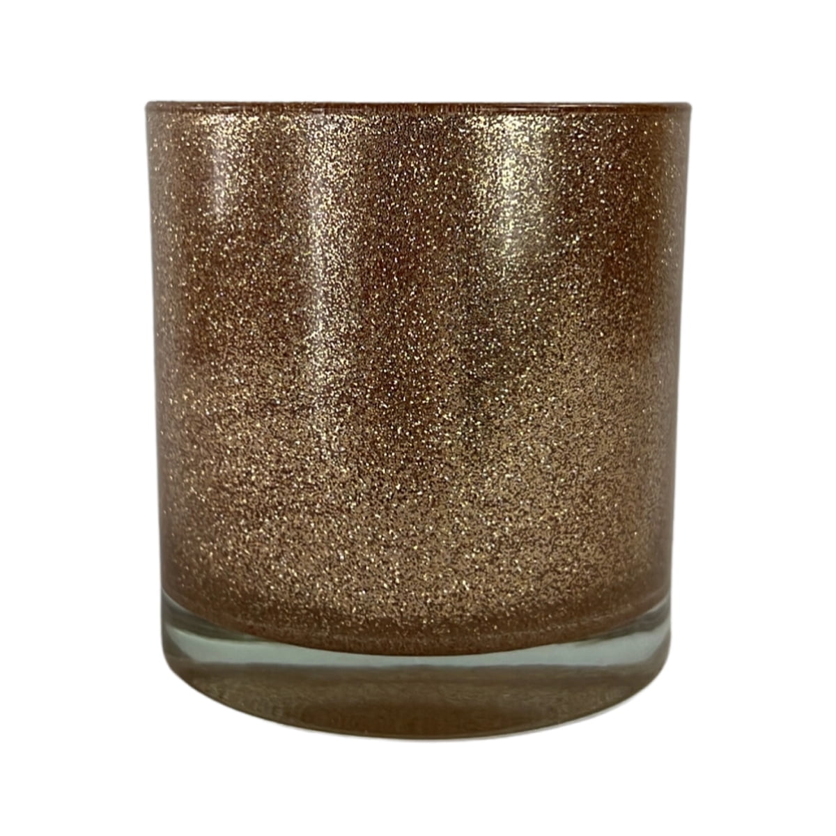 9.5 oz. Monticiano Glitter Rose Gold Empty Candle Jar candle vessels for DIY candle-making projects (Box of 48) FREE SHIPPING