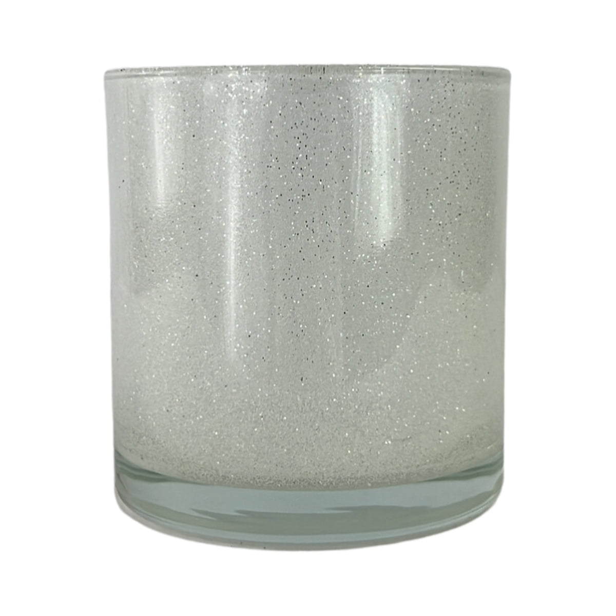 9.5 oz. Monticiano Glitter White Empty Candle Jar candle vessels for DIY candle-making projects (Box of 48) FREE SHIPPING