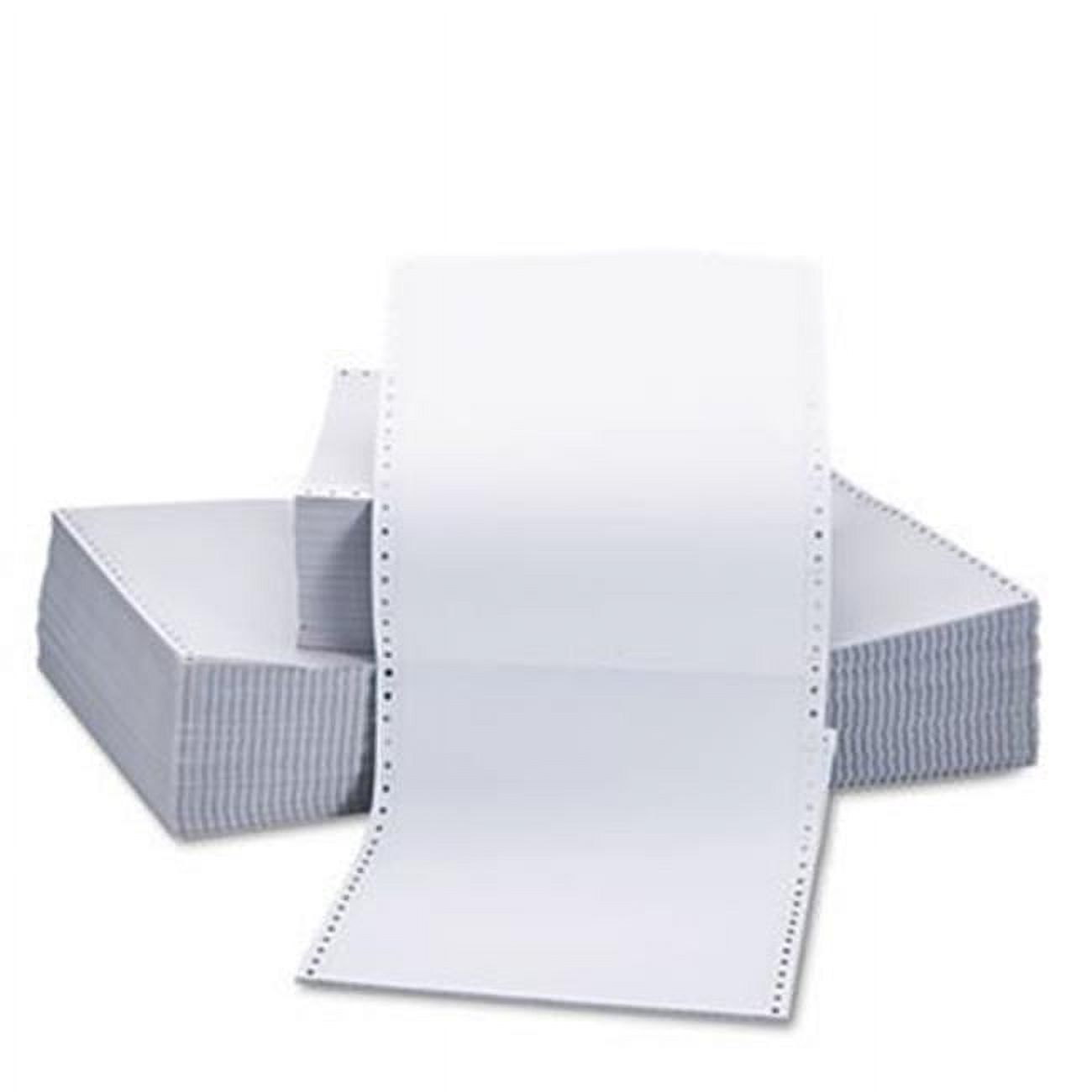 9.5 x 11 in. 2 Point Computer Printout Paper, White - 1500 per Case ...