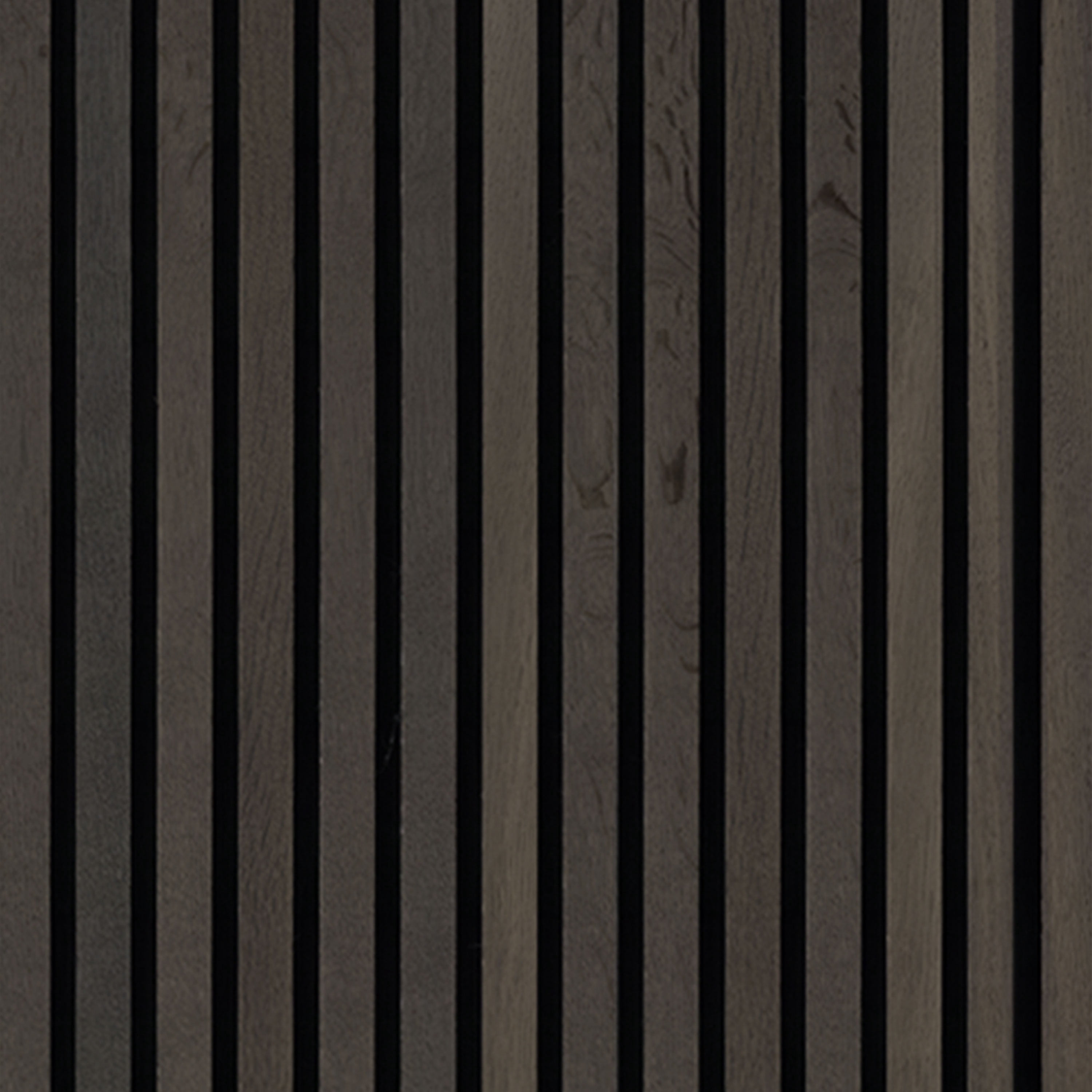 MSI 9.5" x 120" 3D Umber Fluted Wood Slat Acoustic Sound Absorbing Wall Paneling (Set of 4)
