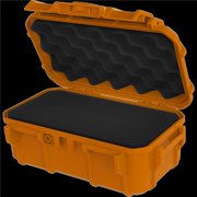 9.5 x 5.8 x 3.8 in. Protective Micro Case with Foam, Orange