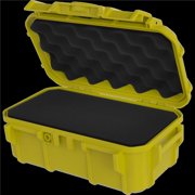 9.5 x 5.8 x 3.8 in. Protective Micro Case with Foam, Yellow