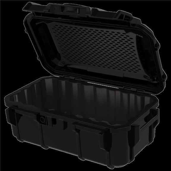 9.5 x 5.8 x 3.8 in. Protective Micro Case with Padded Liner, Black
