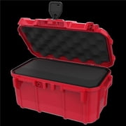 9.5 x 5.8 x 4.7 in. Protective Micro Case with Foam, Red