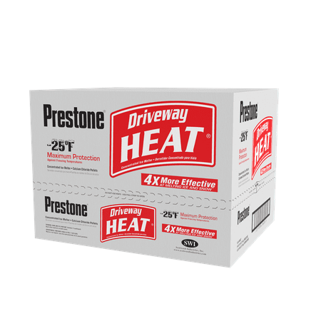 9.5LB Prestone Driveway Heat Calcium Chloride Pellet Jug - 4 Jug Case Pack