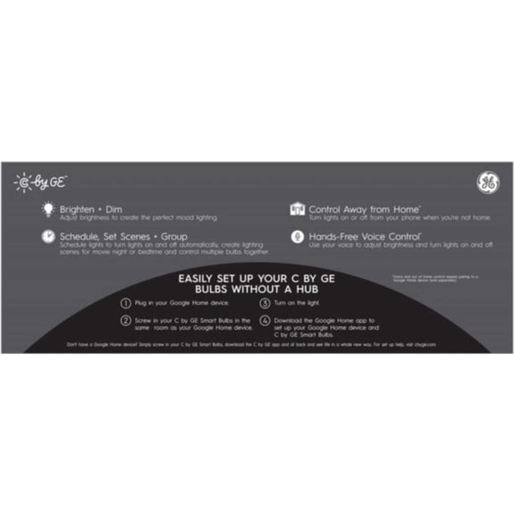 9.5W (60W Replacement) C by CHENGJIA C-Life Soft White Smart Bulbs (5 LED A19 Light Bulbs)