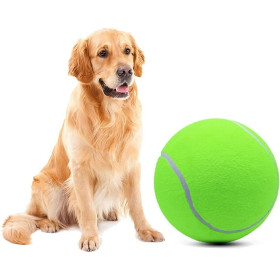 9.5inch Oversize Giant Tennis Ball Dog Tennis Ball Large Pet Chew Toy for Outdoor/Indoor Sports Dog Ball Gift