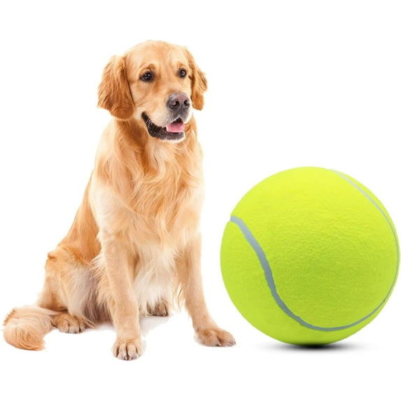 9.5inch Oversize Giant Tennis Ball Dog Tennis Ball Large Pet Chew Toy for Outdoor/Indoor Sports Dog Ball Gift