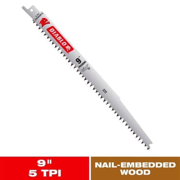 9" 5t Wood Pruning Blade DS0905FG