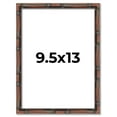 thumbnail image 1 of 9.5x13 Frame Brown Bamboo with Dark Coffee/Walnut Finish | Solid Wood Picture Frame Width 0.75, 1 of 8