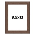 thumbnail image 1 of 9.5x13 Frame Brown Farmhouse Solid Wood Picture Frame Width 1.5 Inches | Interior Frame Depth 0.5, 1 of 8
