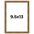 thumbnail image 1 of 9.5x13 Frame Gold Kingsley Distressed Solid Wood Picture Frame Width 0.75 Inches | Interior Frame, 1 of 8