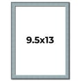 thumbnail image 1 of 9.5x13 Frame Rustic Sky Blue Solid Wood Picture Frame | 0.75 Inch Moulding Width |Includes UV, 1 of 8
