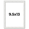 thumbnail image 1 of 9.5x13 Frame White Real Wood Picture Frame Width 0.75 inches | Interior Frame Depth 0.5 inches |, 1 of 8