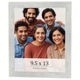 thumbnail image 1 of 9.5x13 Frame White Real Wood Picture Frame Width 1.5 inches | Interior Frame Depth 0.5 inches |, 1 of 8